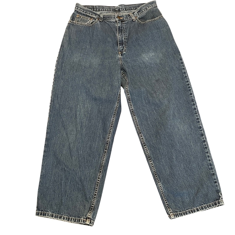 L.L.Bean Vintage Womens Jeans Blue Denim Straight Leg Cotton Size 16P